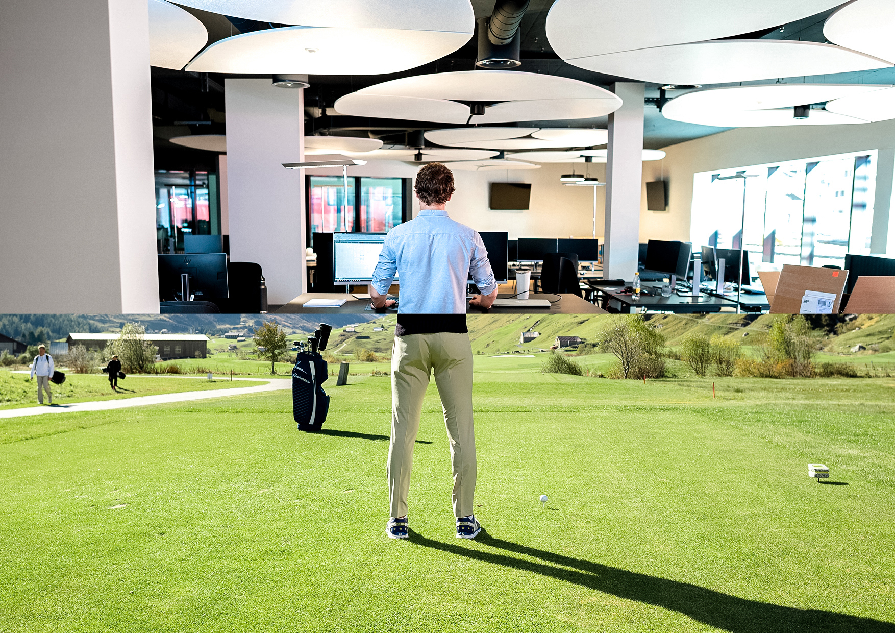 Büro Golfen