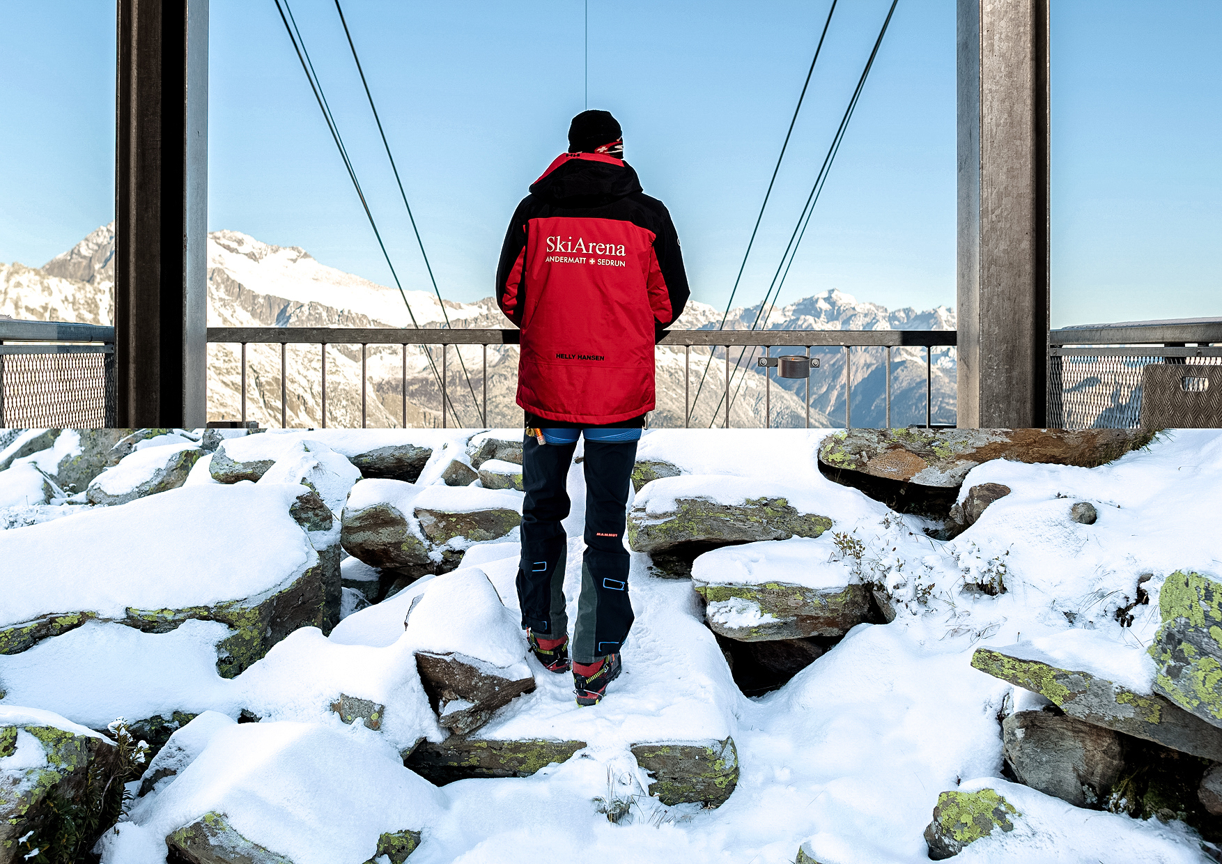 Bergbahn Bergsteigen